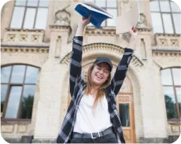 girl with book image